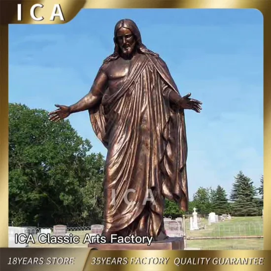 Home Decoration Garden Factory Price Bronze Religiours Church Jesus Sculpture Pieta Bronze Sculptures